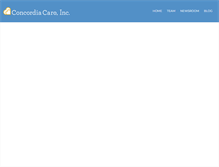 Tablet Screenshot of concordiacare.com